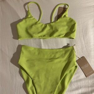 Benoa Swim Lime Bikini Set